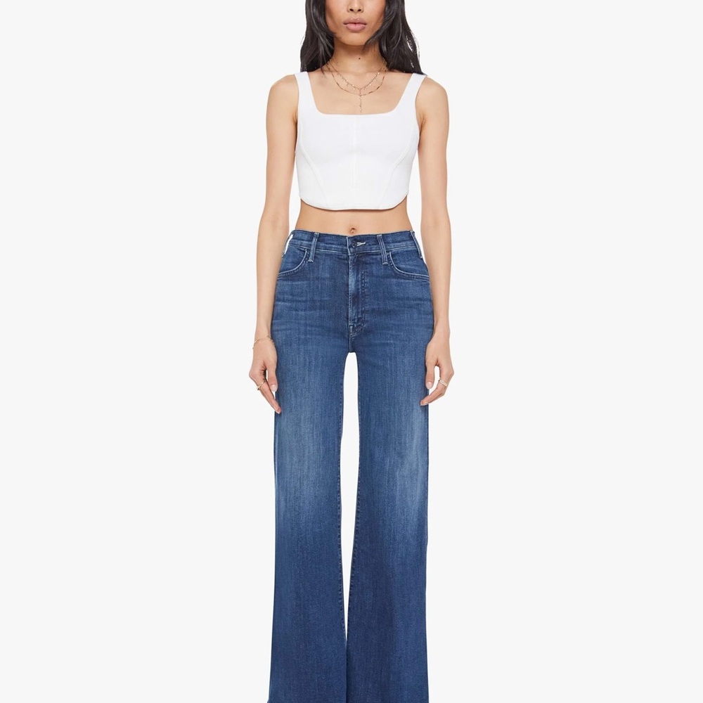 MOTHER Jeans - The Hustler Roller Sneak - NWOT Size 32